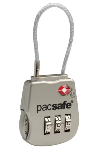 Product Image – PacSafe Prosafe® 800 Travel Sentry® Approved Combination Cable Padlock