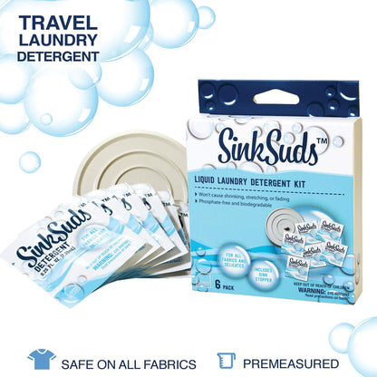 SinkSuds ™ Travel Laundry Kit