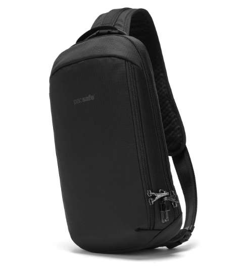 Product Image – PacSafe Vibe 325 Anti-Theft Econyl® Sling Pack - Black