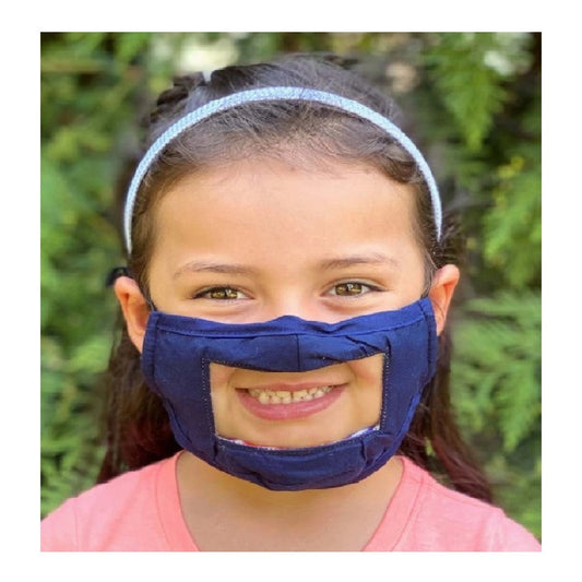 Product Image – Image showing young girl wearing mask and smiling.