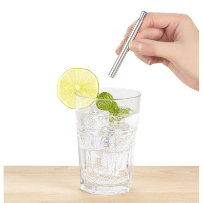 Kikkerland Travel Straw Set