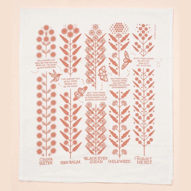 Modern Sprout Tea Towel