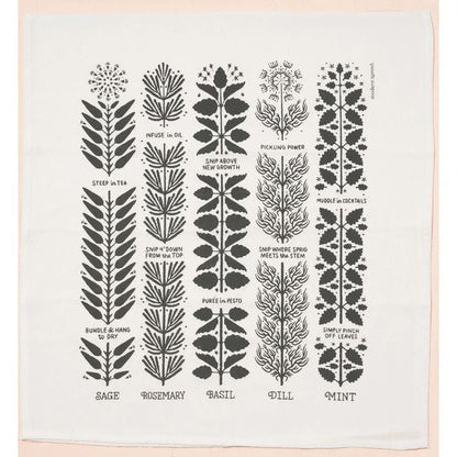 Modern Sprout Tea Towel