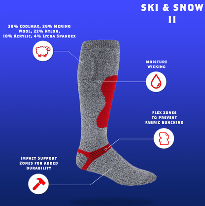 The Great Canadian Sox Co. Inc.J.B. Field's - Alpine "Ski & Snow II" Merino/Coolmax Ski SockSocks1016541