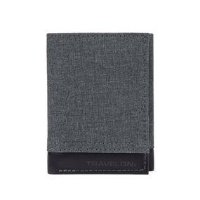 Travelon RFID Blocking Tri Fold Wallet - Slate