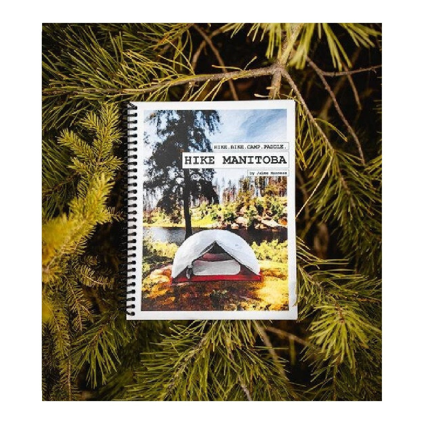 Image showing cover of book featuring a small tent in the woods. - See All Bike Accessories products